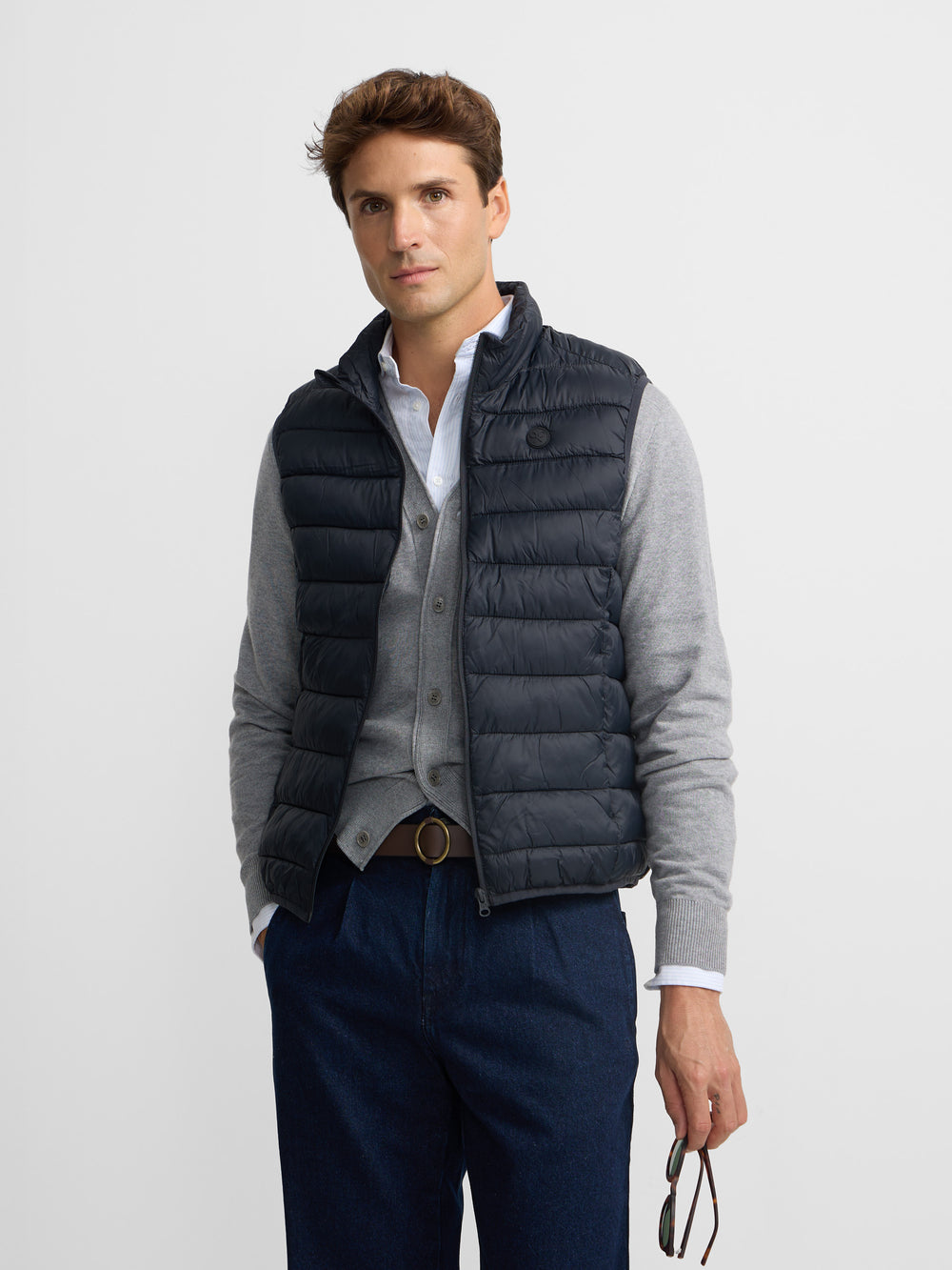 Dark grey ultralight vest