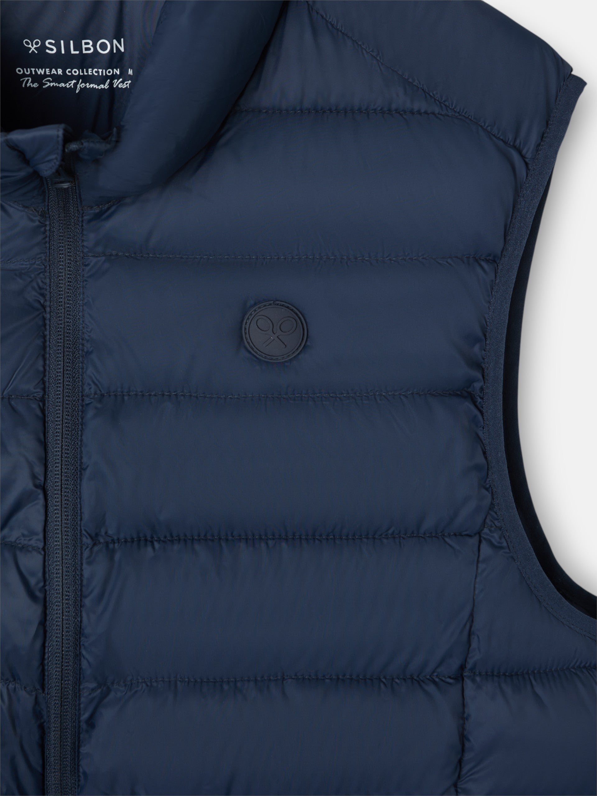 Colete ultraleve azul-marinho