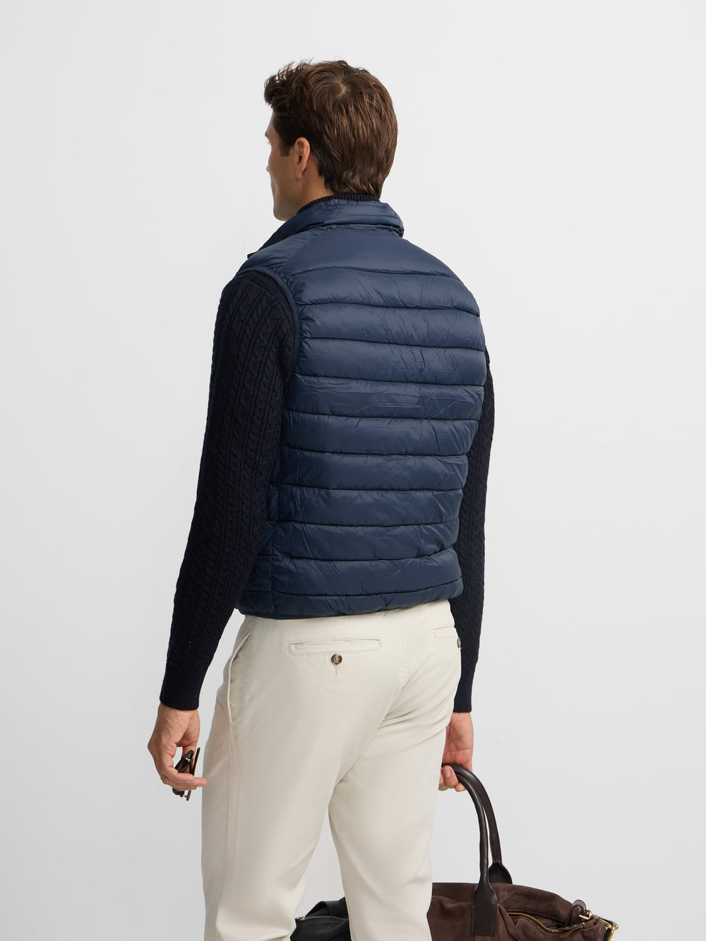 Colete ultraleve azul-marinho