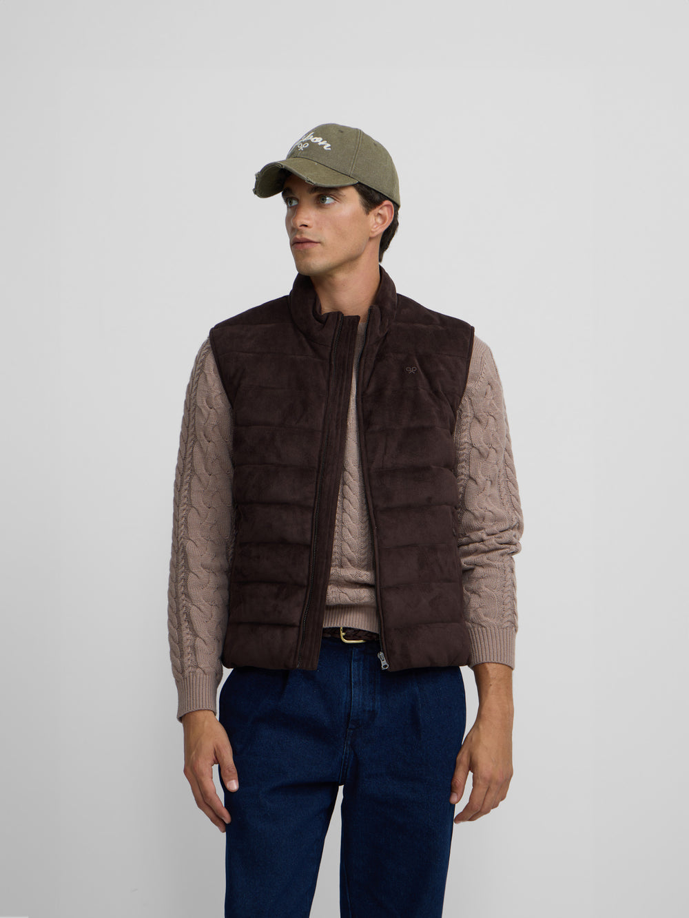 Chaleco tecnico ante marron
