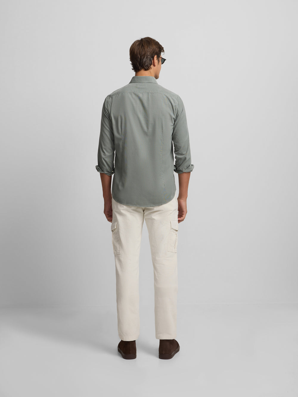 Stone corduroy cargo sport pants