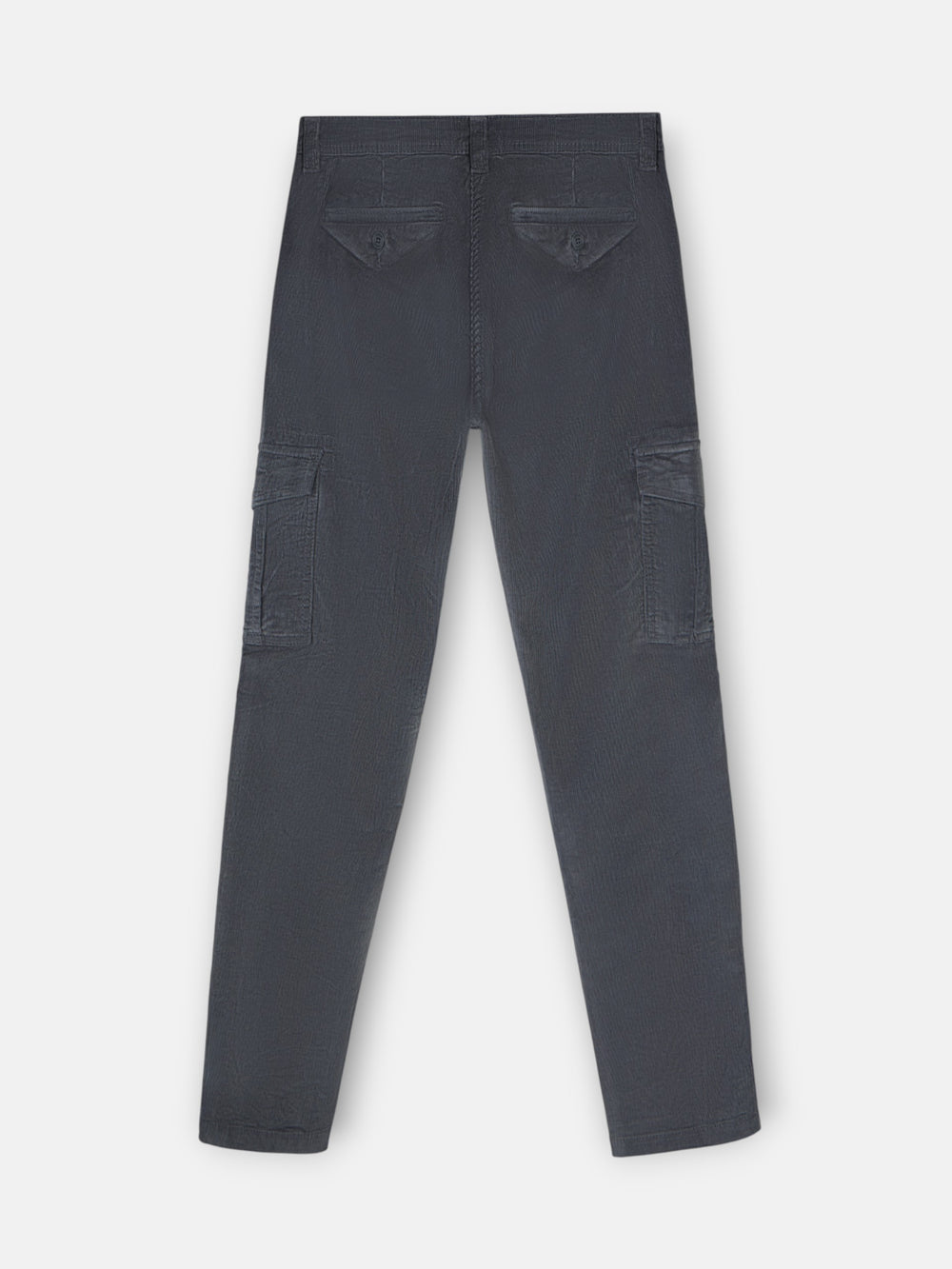 Gray corduroy cargo sport pants