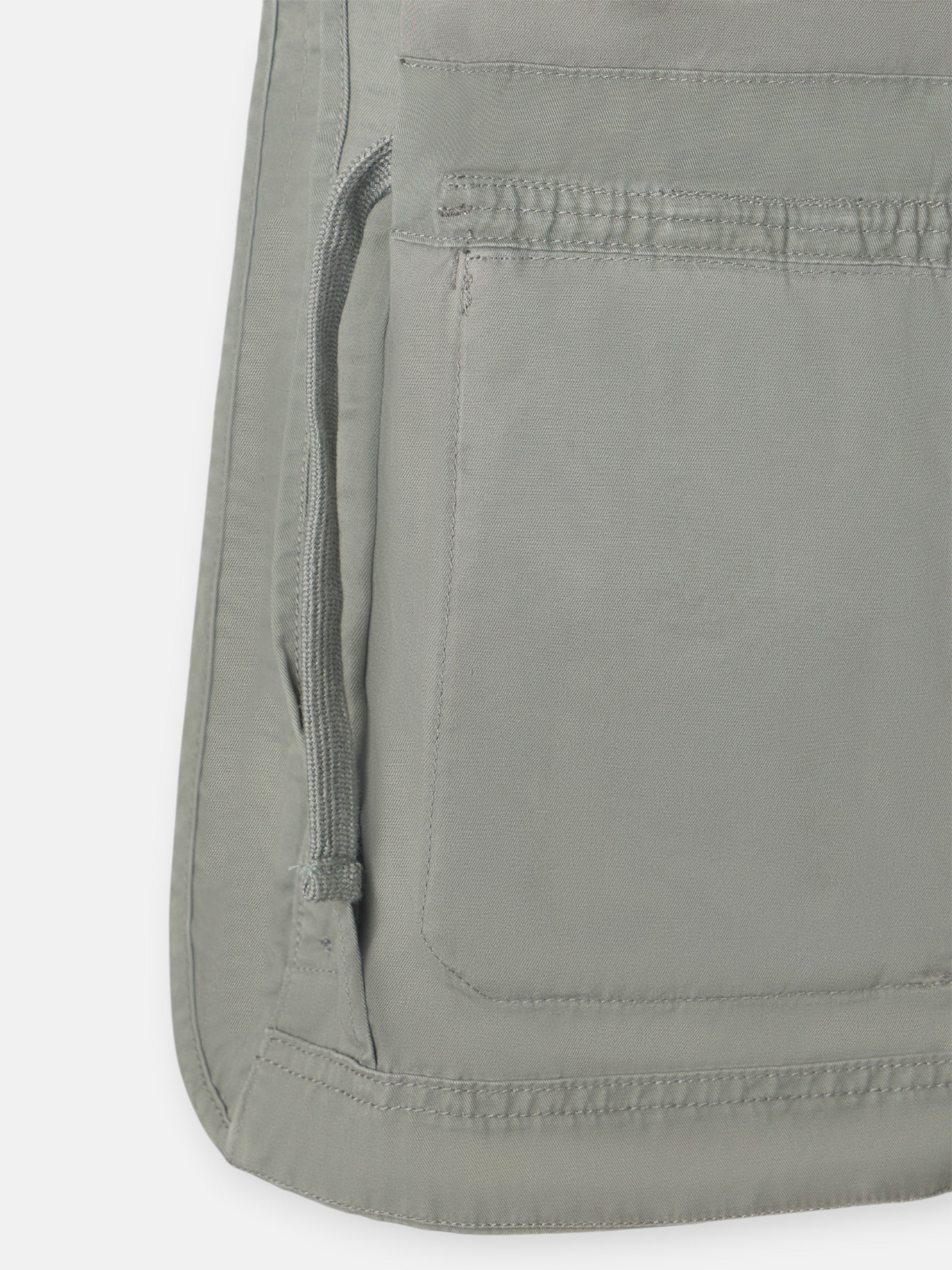 Military jacket with green dye patches