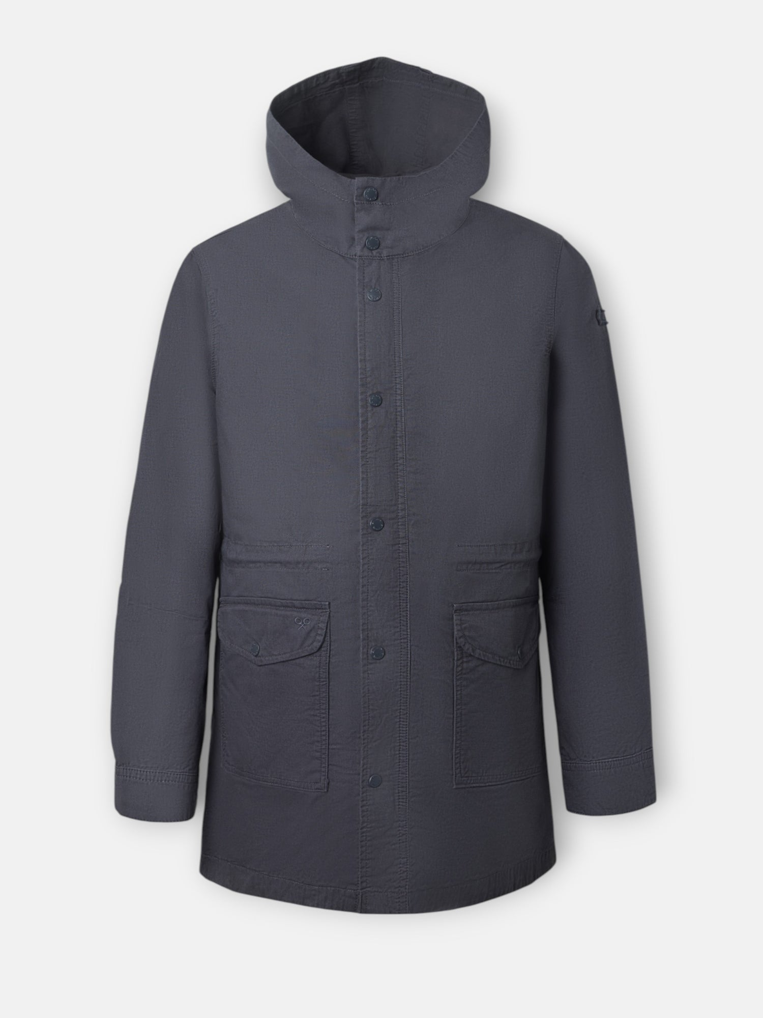 Parka casual azul marino