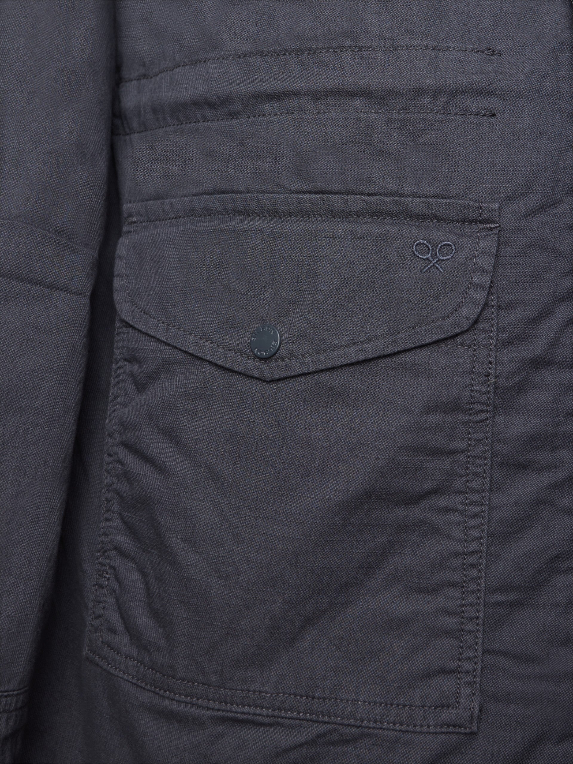 Parka casual azul marino