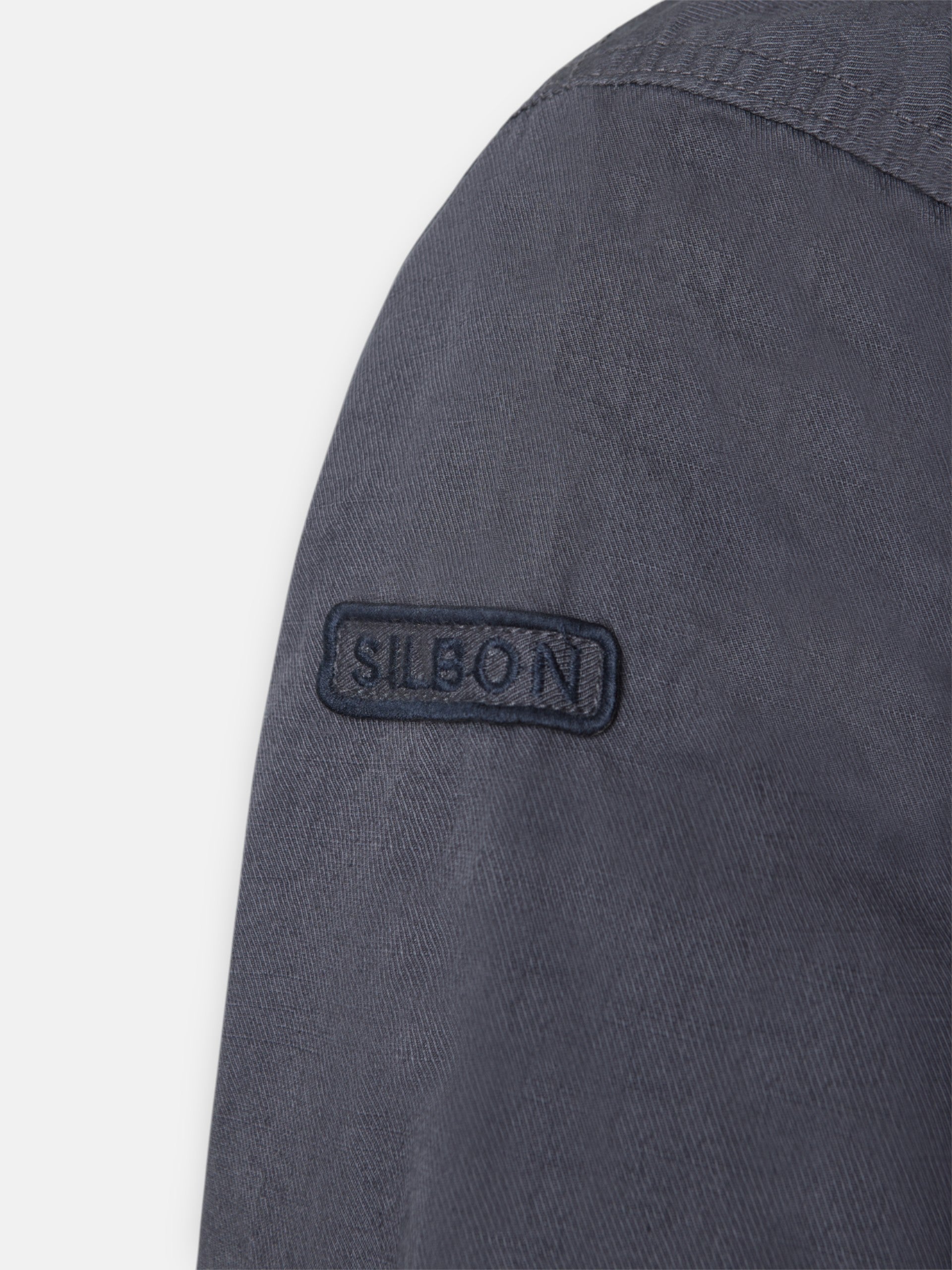 Parka casual azul marino