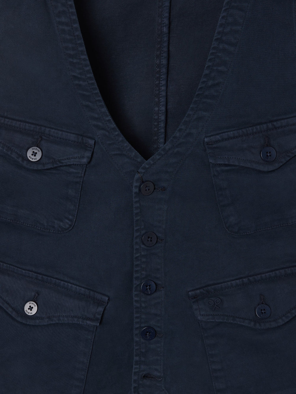 Chaleco multibolsillos azul marino