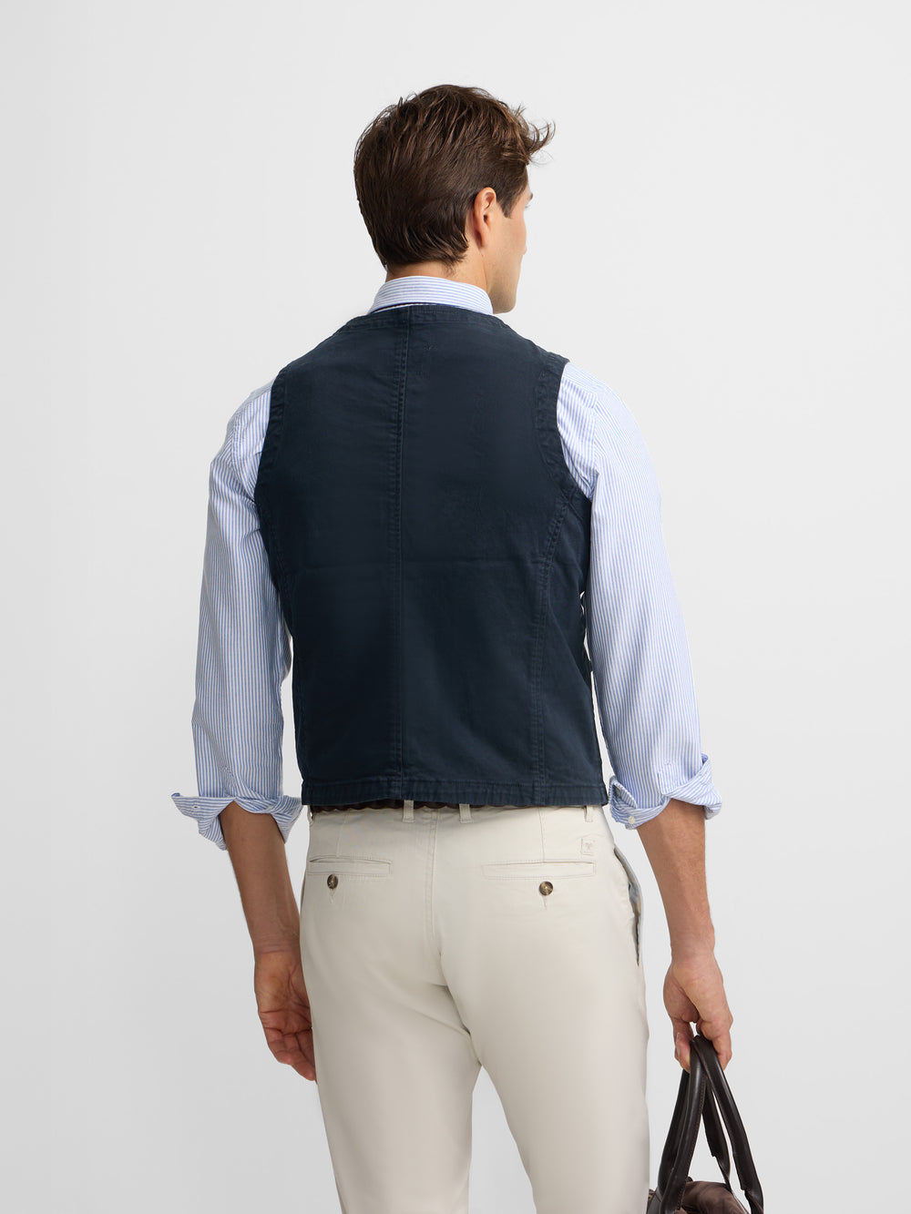 Chaleco multibolsillos azul marino