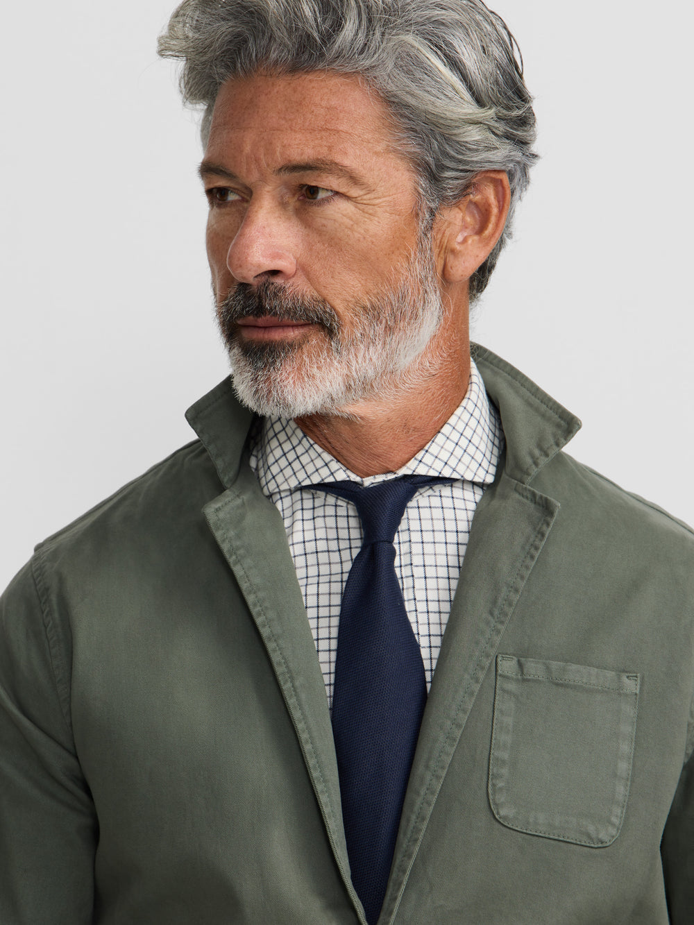 Semiblazer casual verde