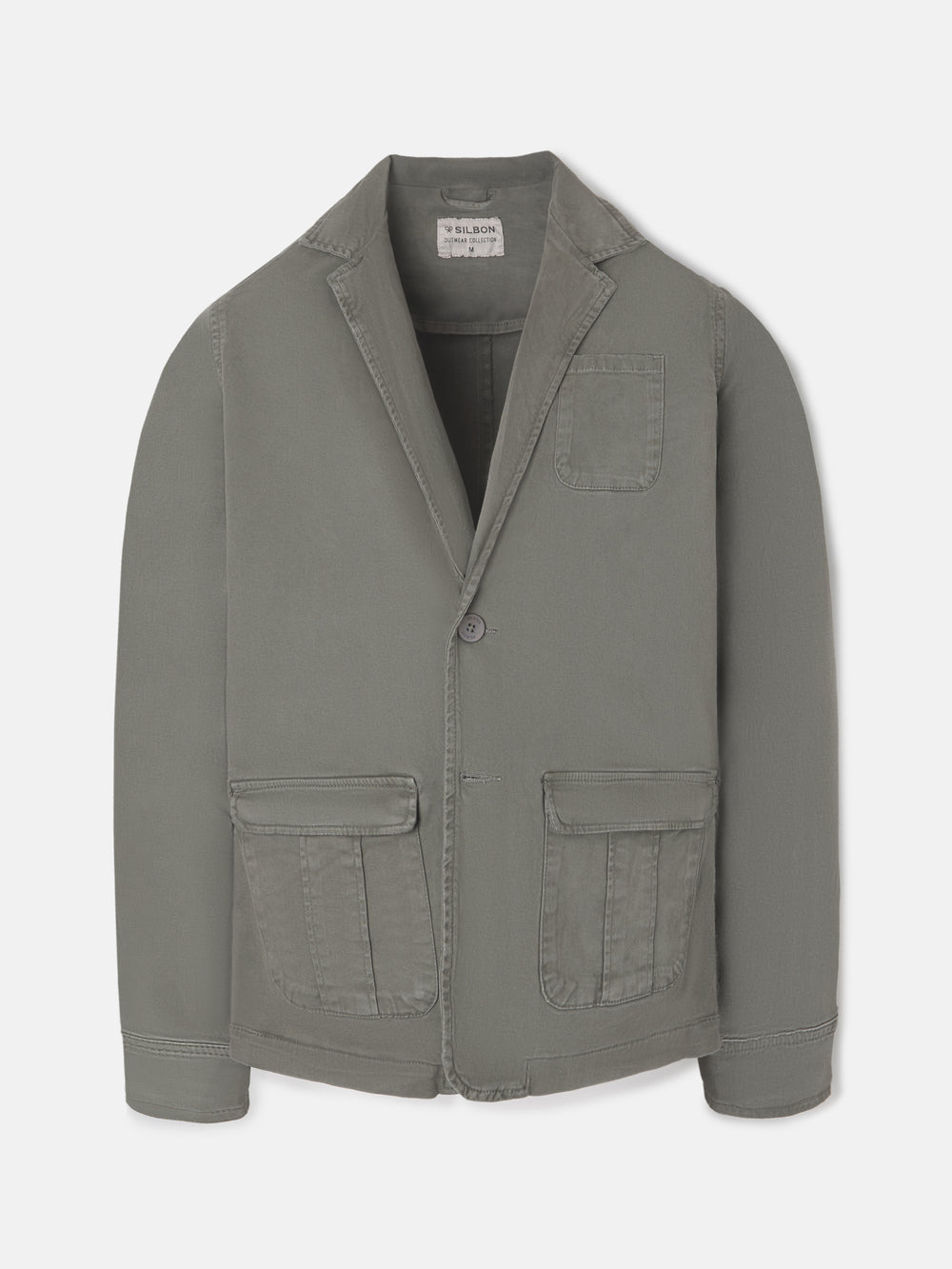 Semiblazer casual gris medio