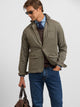 Medium gray casual semi-blazer