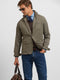Medium gray casual semi-blazer