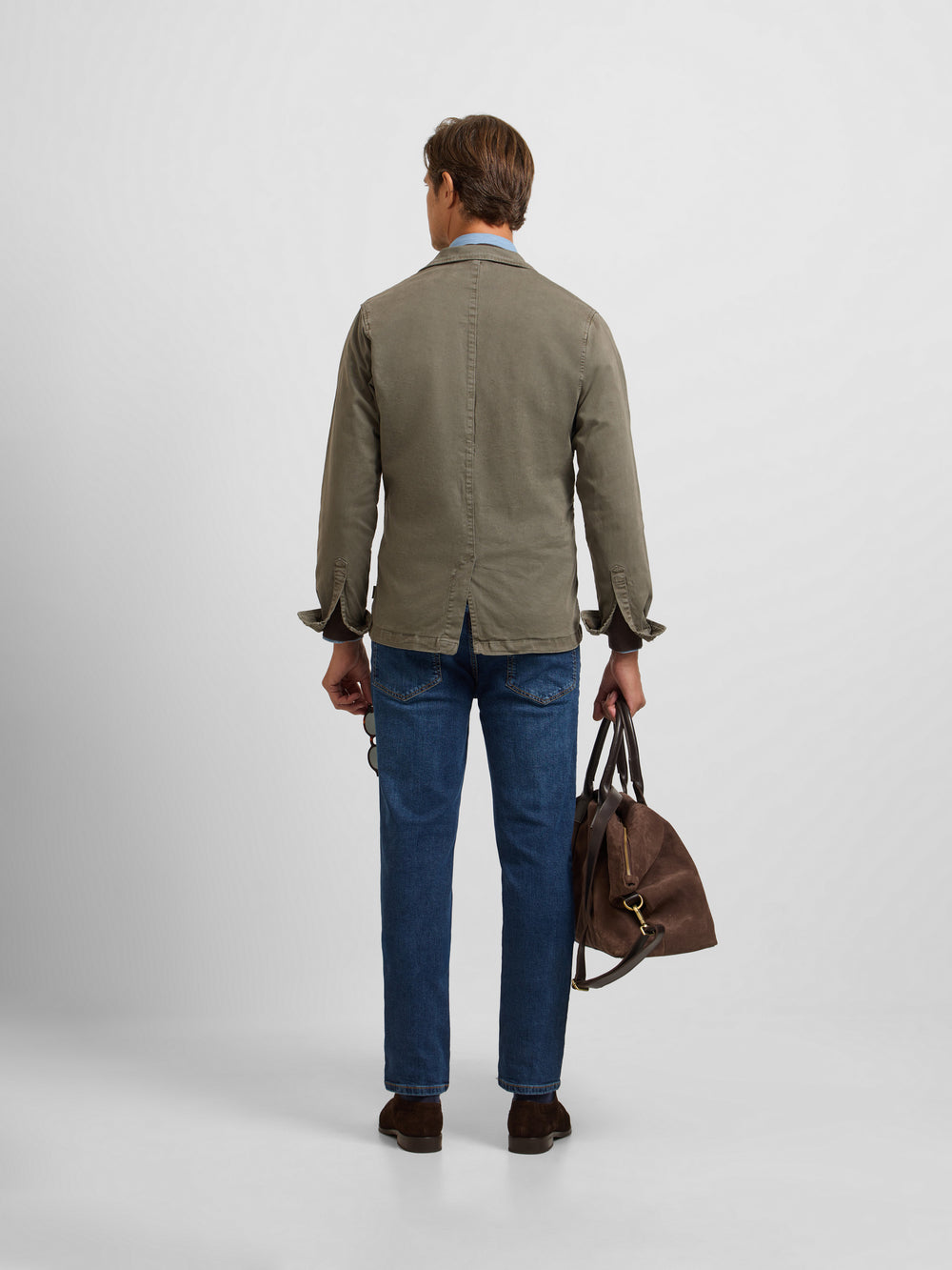 Semiblazer casual gris medio