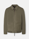 Cazadora garment dye khaki
