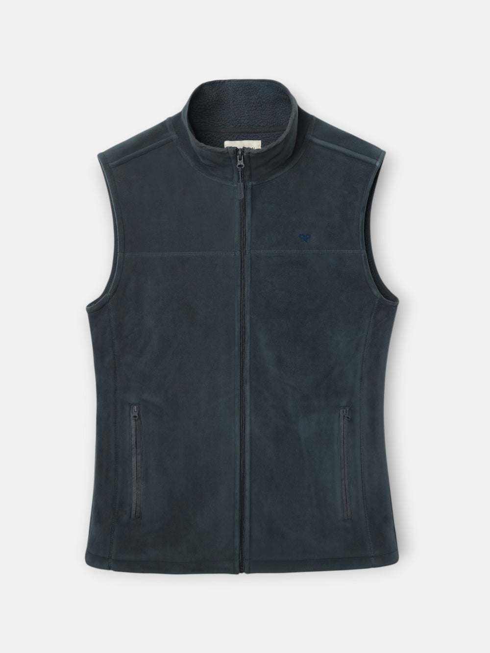 Chaleco polar clasico gris