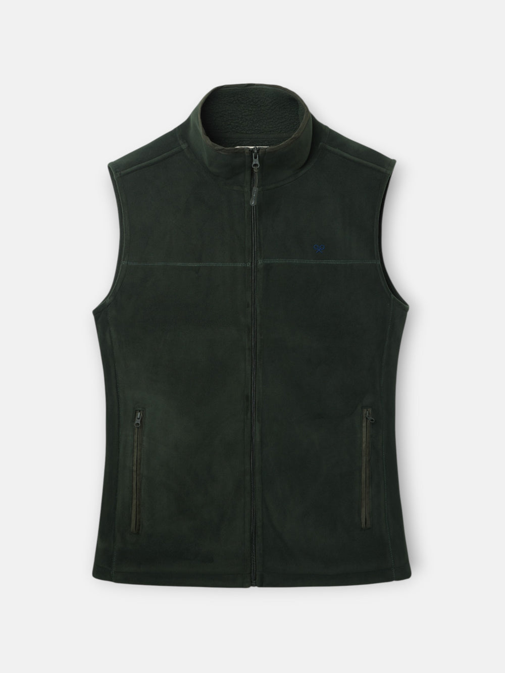 Chaleco polar clasico verde