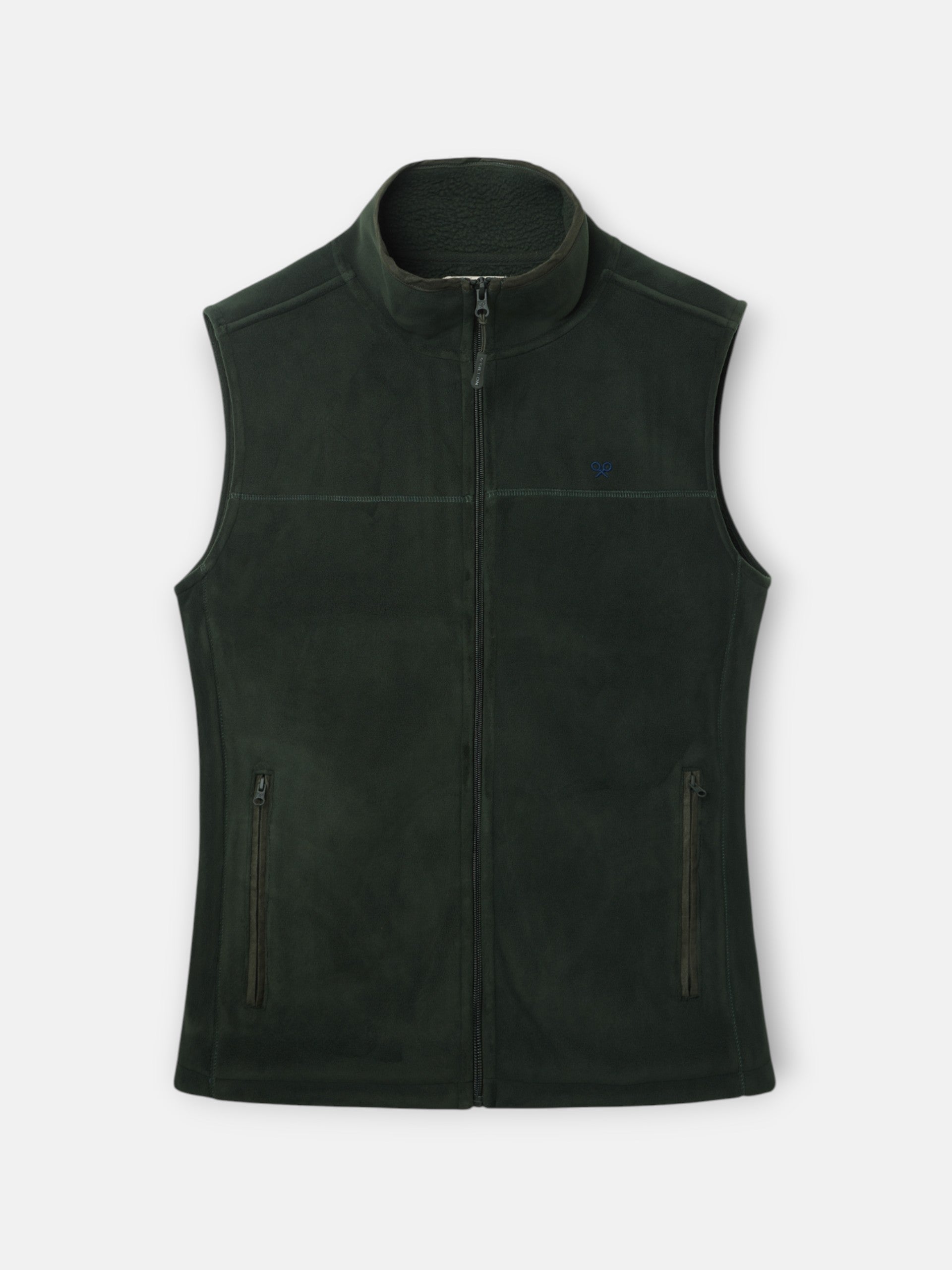 Chaleco polar clasico verde