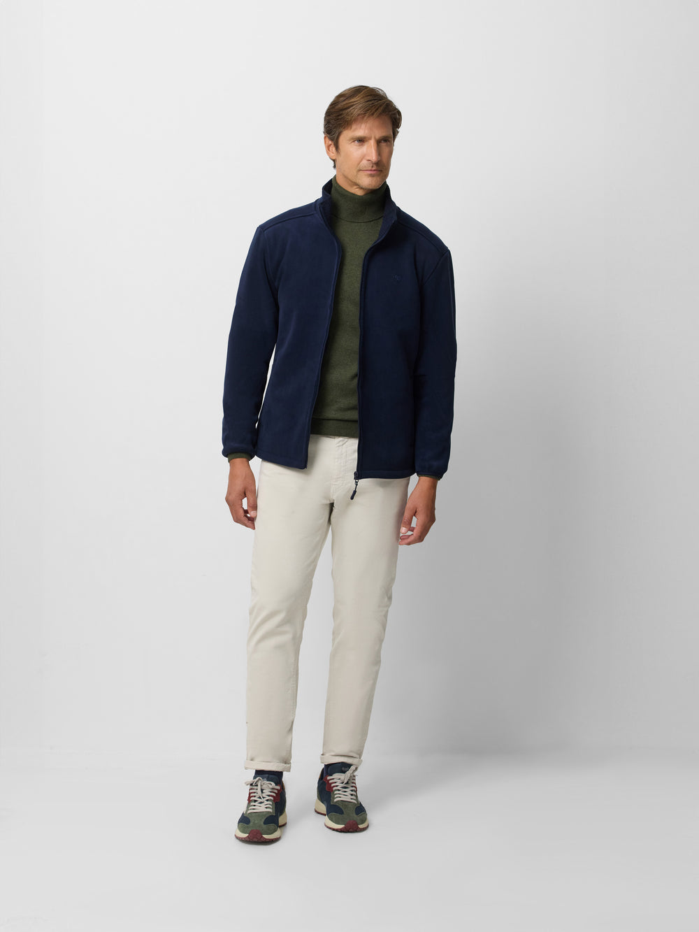 Forro polar clasico azul marino