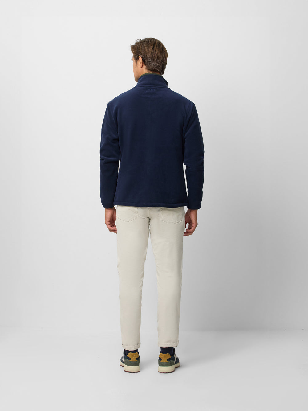 Forro polar clasico azul marino