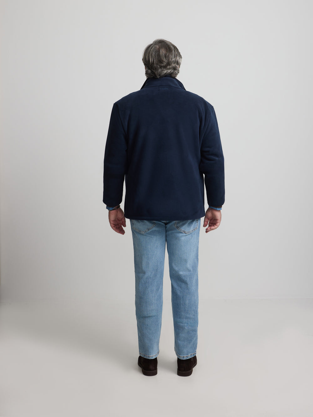 Forro polar clasico azul marino