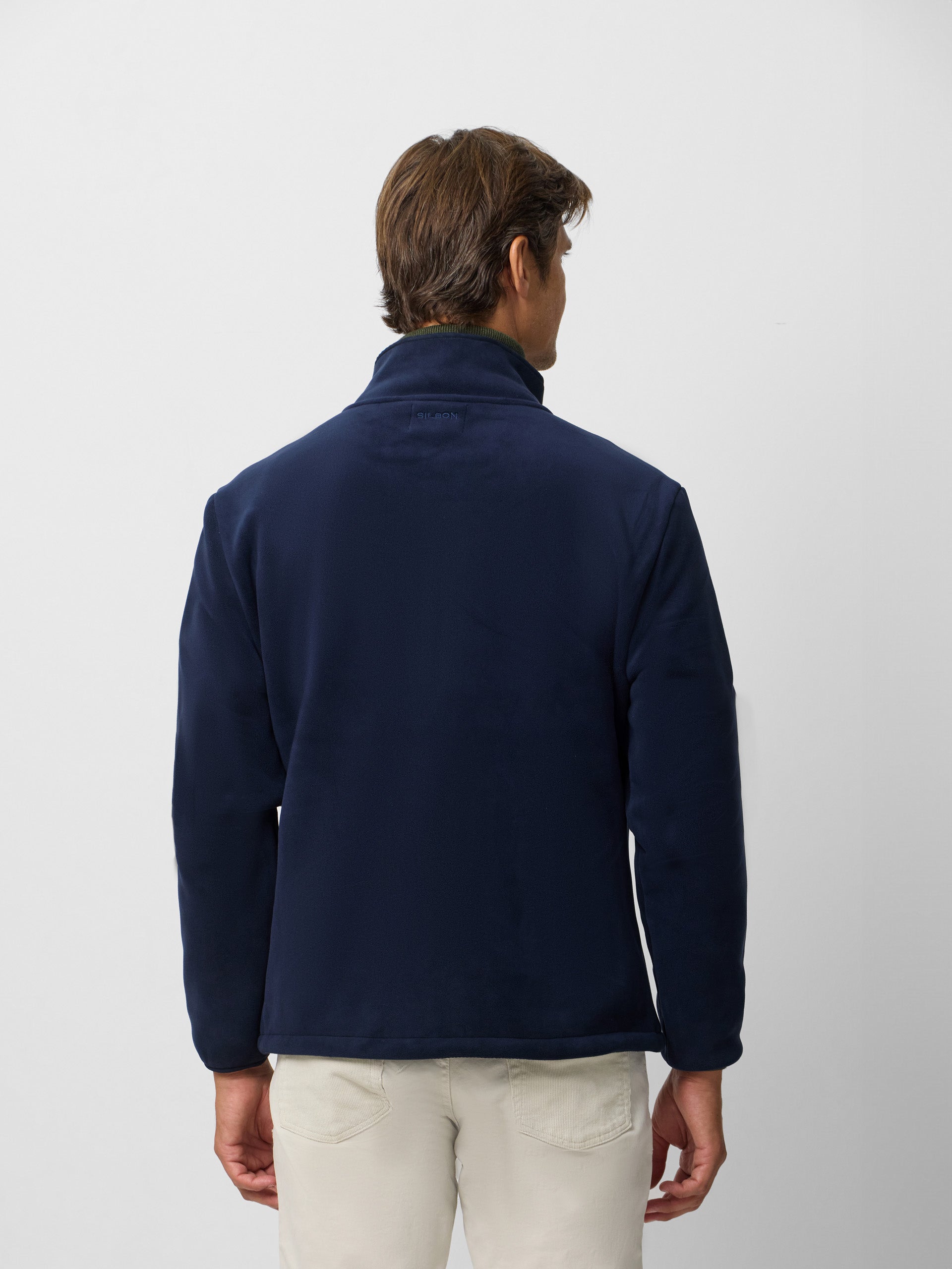 Forro polar clasico azul marino