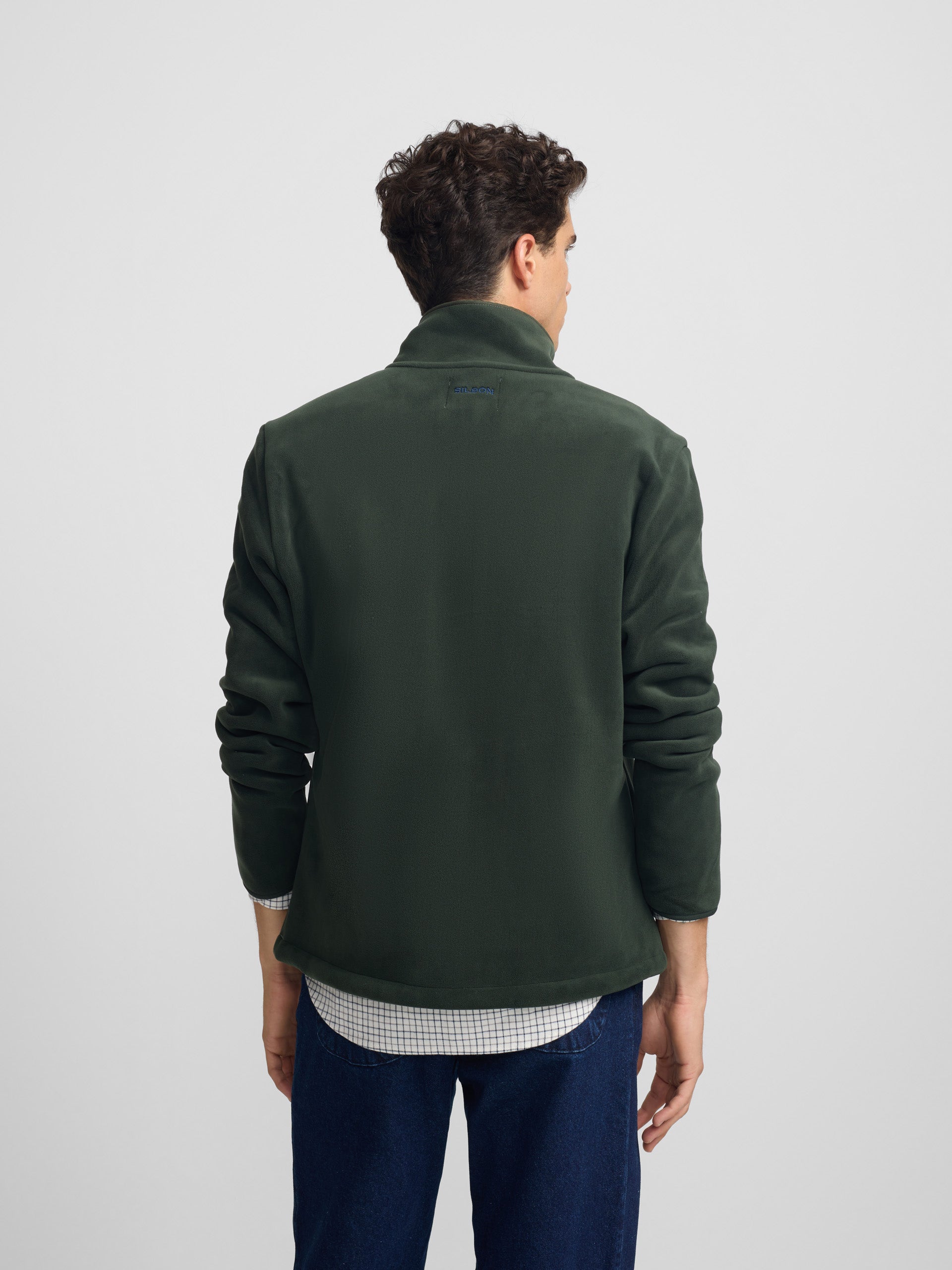 Forro polar clássico verde