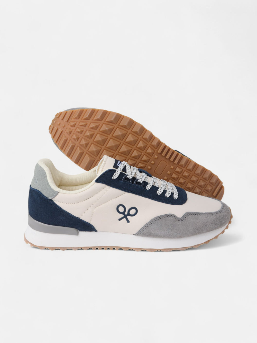 Zapatilla running relax multicolor beige