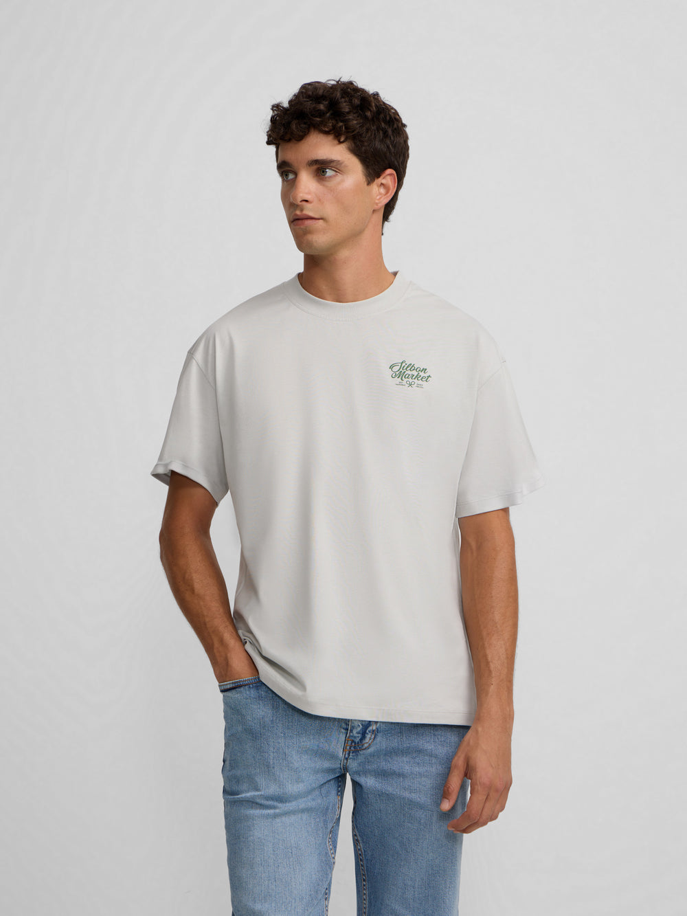 Camisola relaxed fit market cinzenta