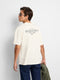 Camiseta relaxed fit museum ecru