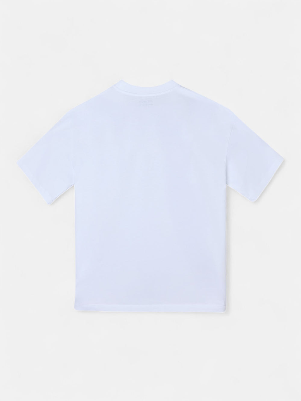 Camiseta relaxed fit raqueta media blanca