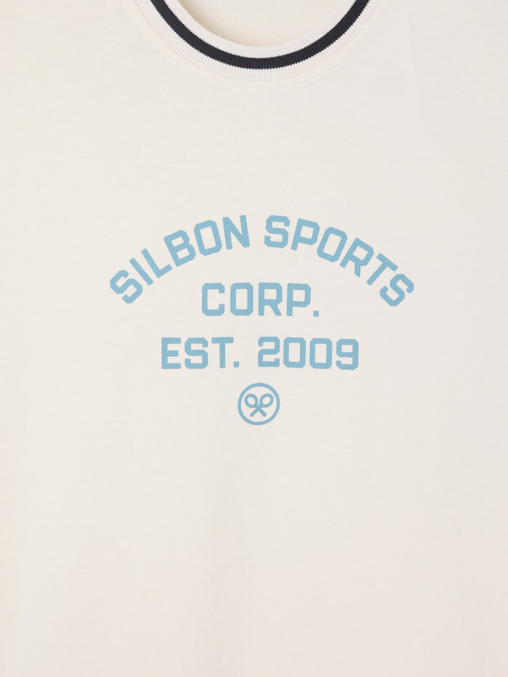 Camiseta special fit silbon sport crema