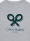Special fit tennis society gray t-shirt