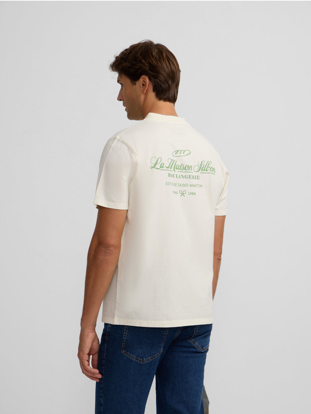 Camiseta la maison crema
