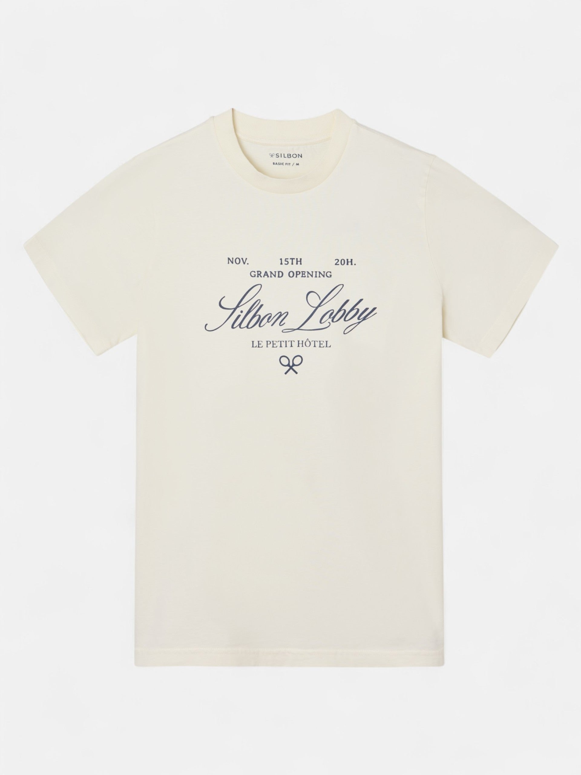 T-shirt petit hotel creme