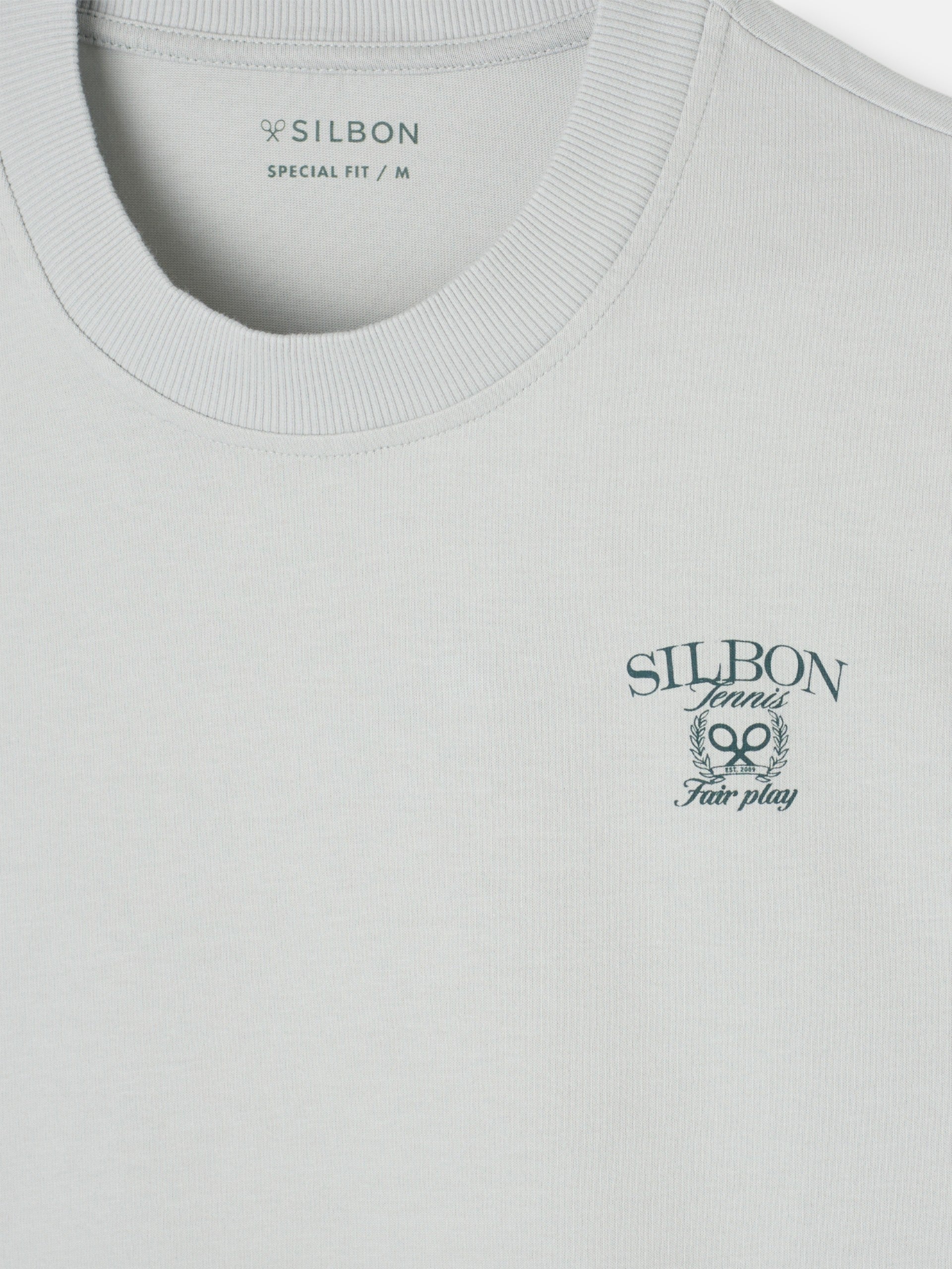 Special fit fair play gray T-shirt