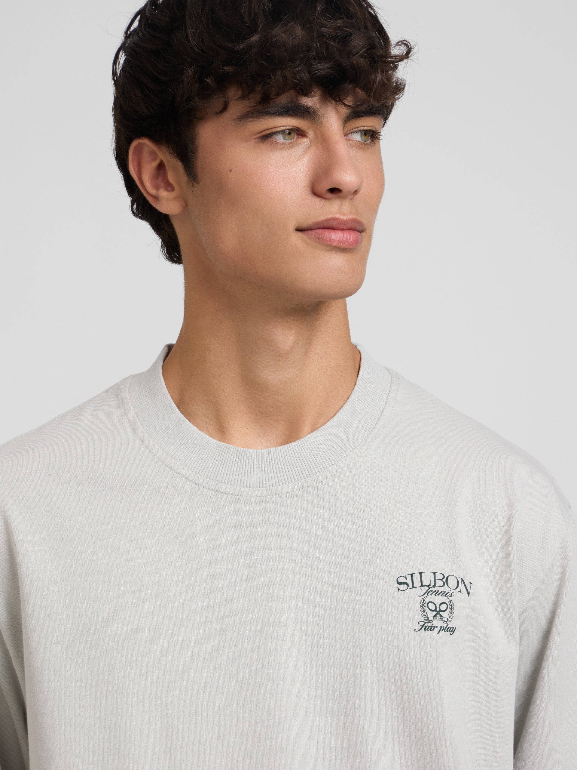 Special fit fair play gray T-shirt