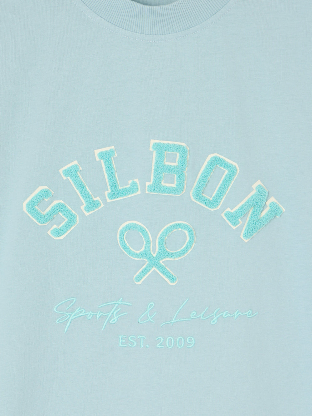 Camiseta relaxed fit leisure aguamarina