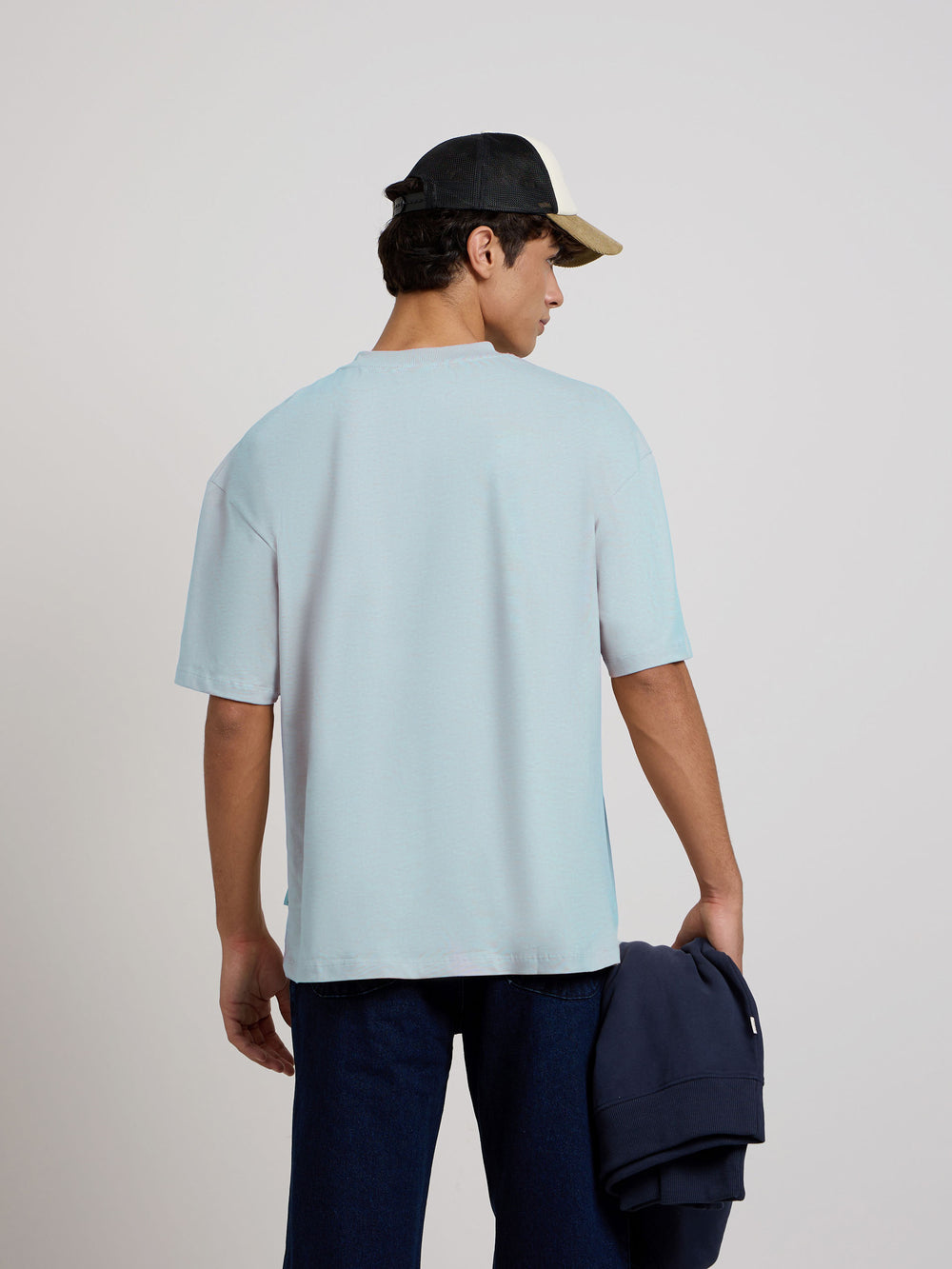 Camiseta relaxed fit leisure aguamarina