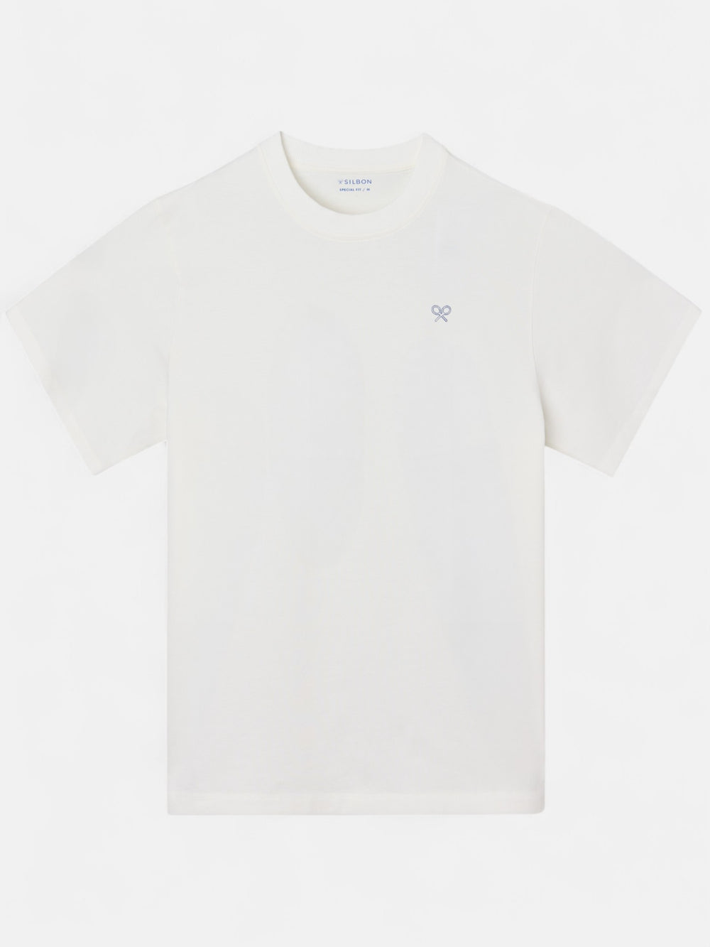 Special fit two rackets white t-shirt