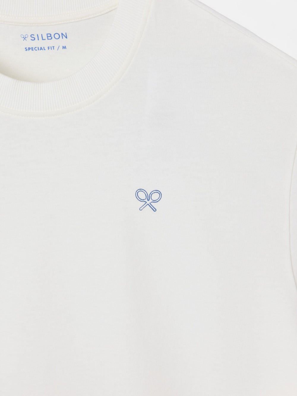 Special fit two rackets white t-shirt