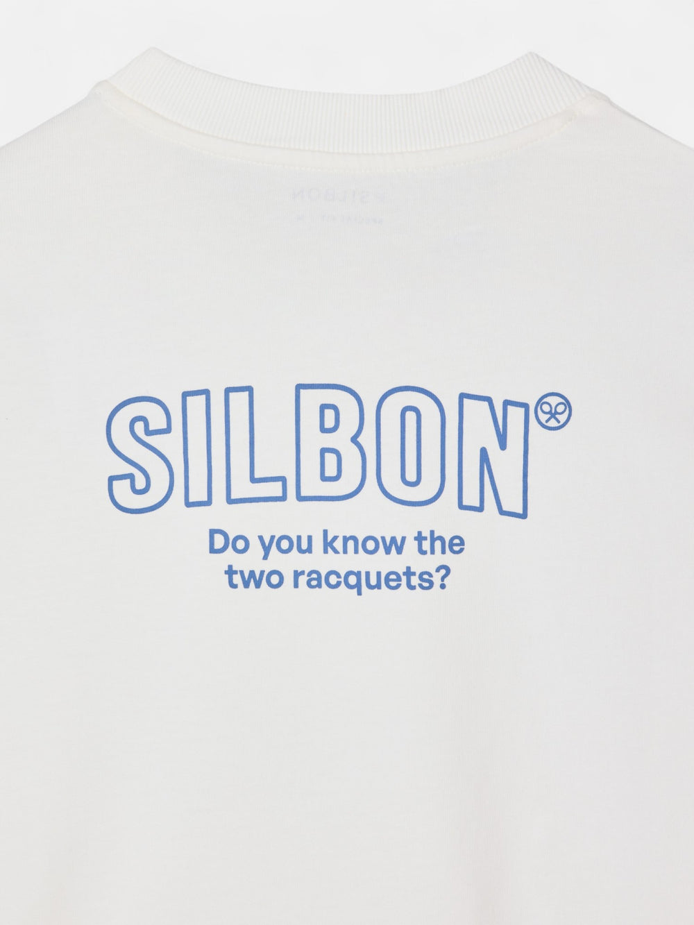 Special fit two rackets white t-shirt