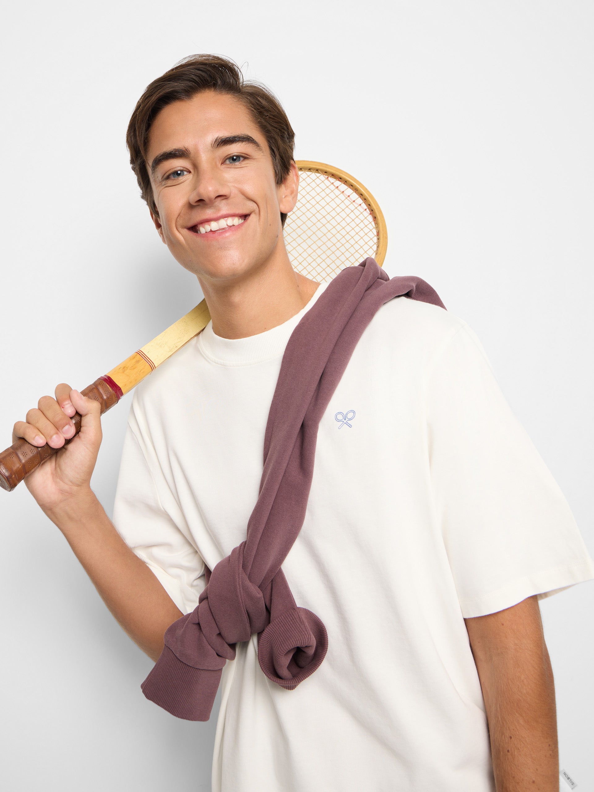 Camisola special fit two rackets branca