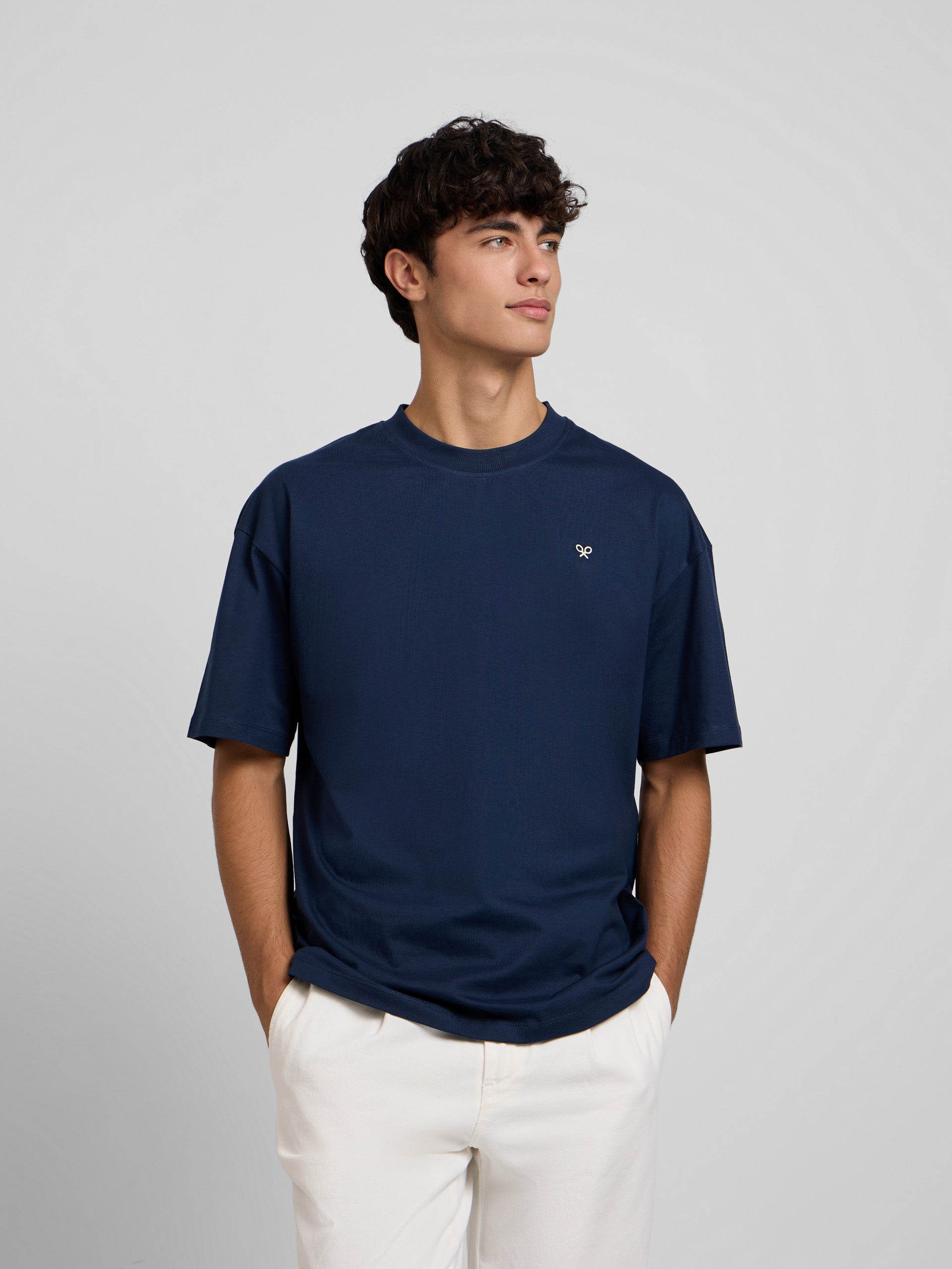 Camiseta relaxed fit original azul marino