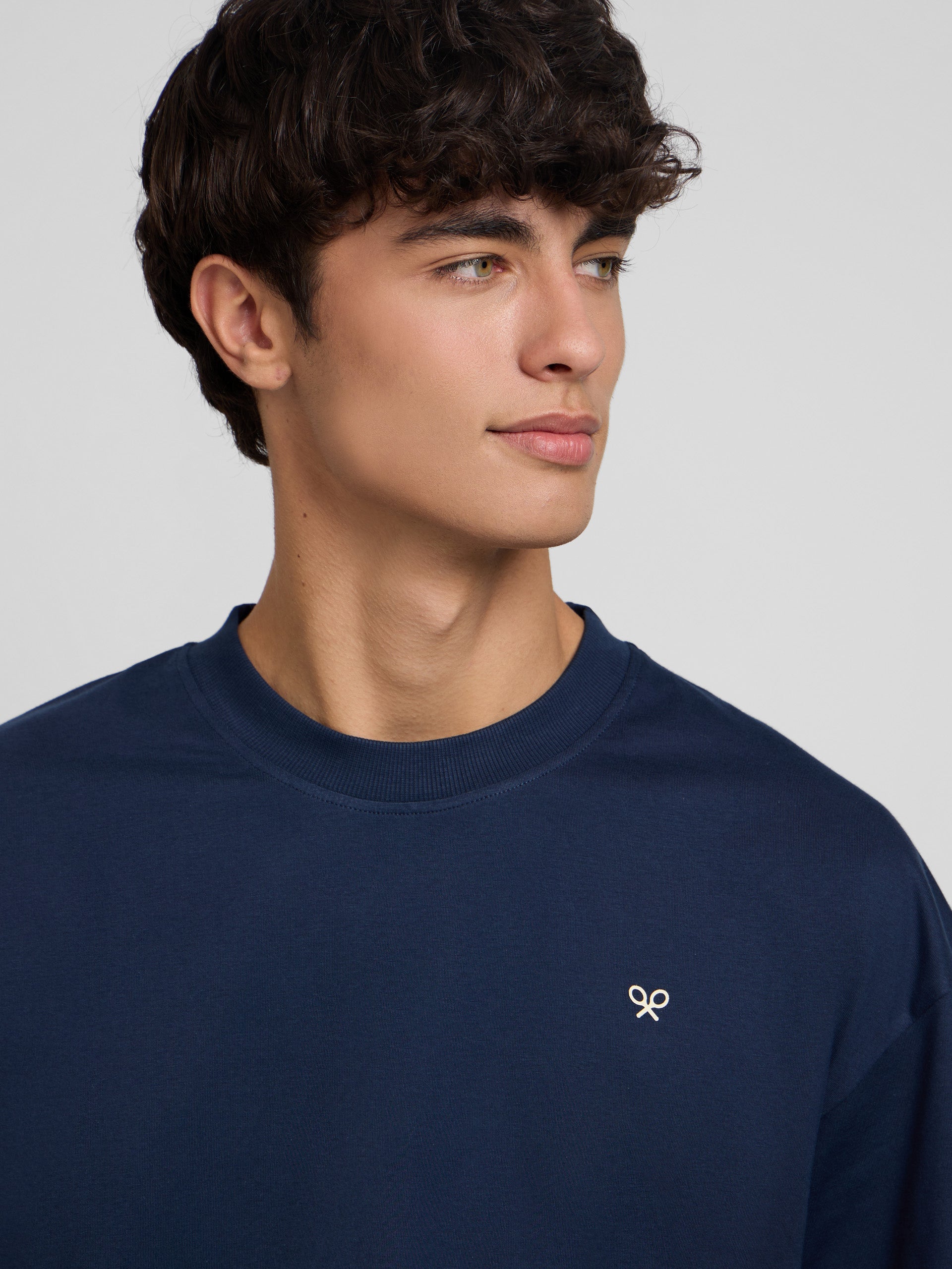 Camiseta relaxed fit original azul marino