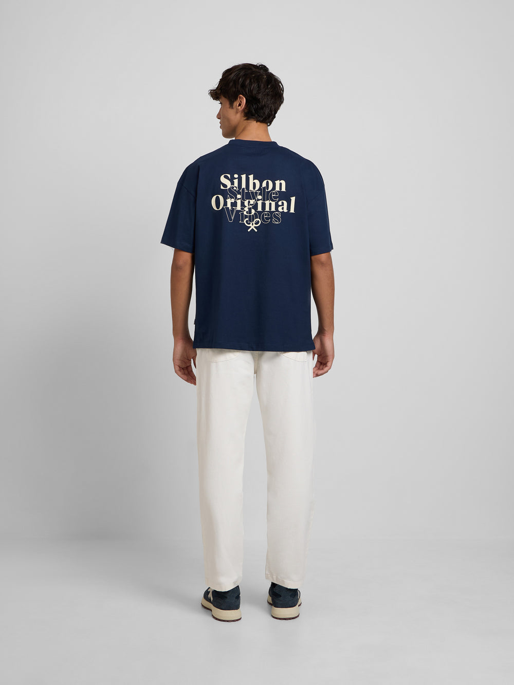 Camiseta relaxed fit original azul marino