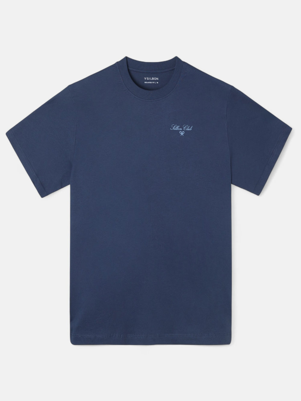 Camiseta relaxed fit art style azul marino