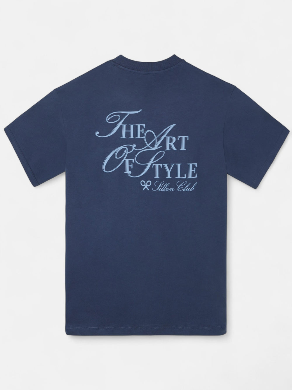 Camiseta relaxed fit art style azul marino