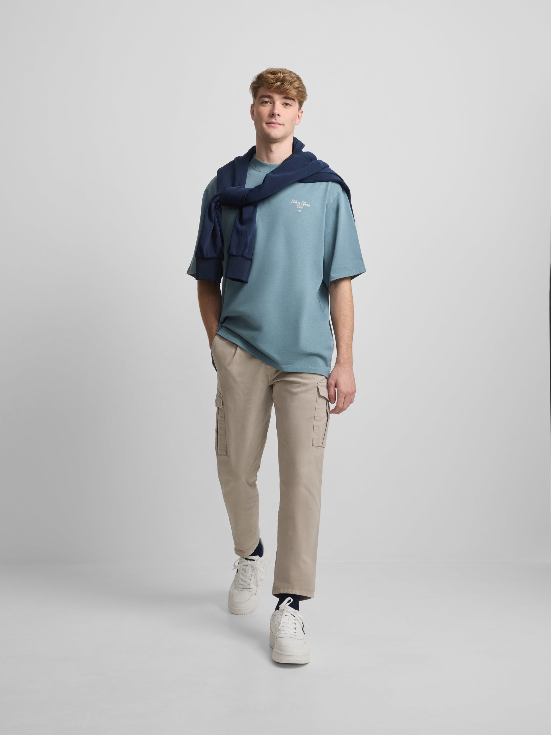 Camiseta special fit timeless elegance petroleo