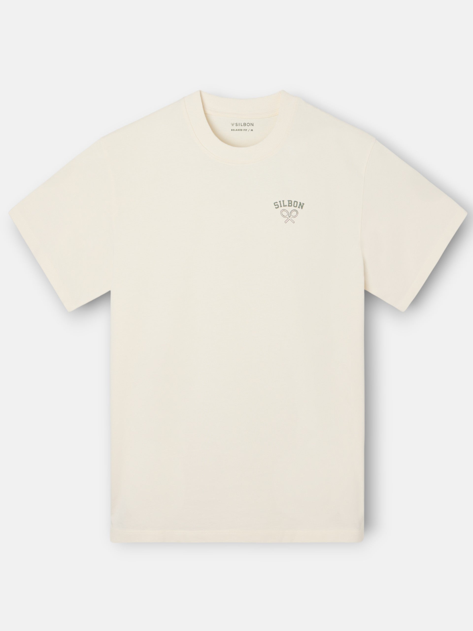 Camiseta relaxed fit soldiers crema