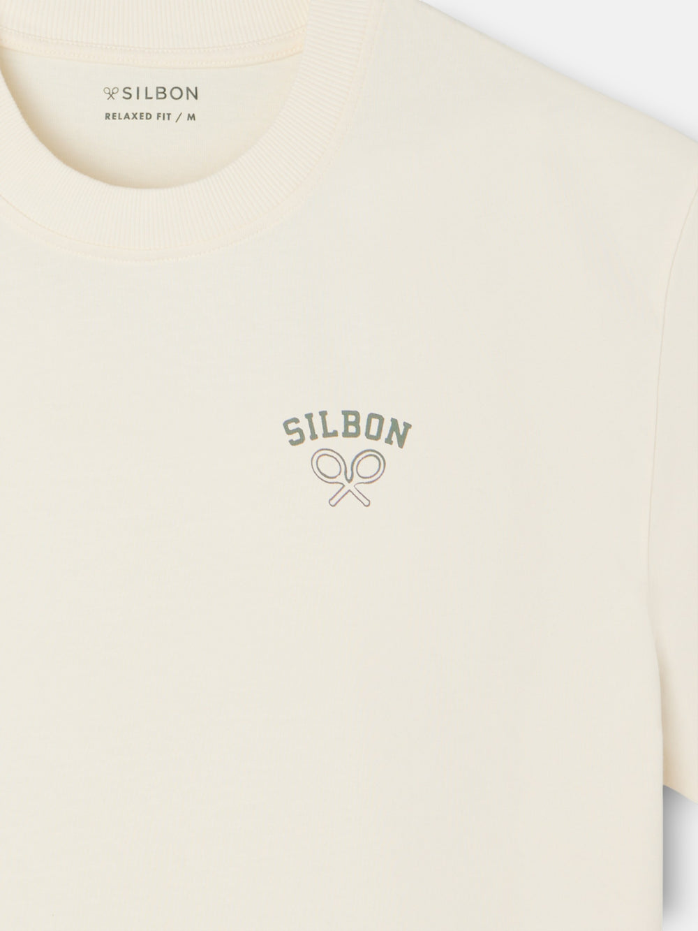 Camiseta relaxed fit soldiers crema